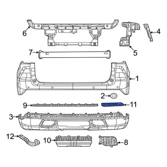 Jeep OE - Rear Left Reflector Panel