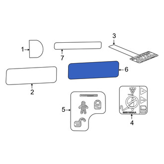 Jeep OE - Fuel Information Label