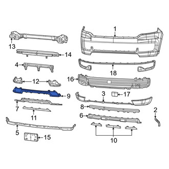 Jeep OE - Valance Panel Bracket