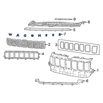 Jeep OE - Front Grille Emblem