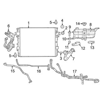 Jeep OE - Cooling - Radiator & Components (Main), (3.0L)