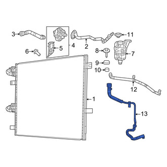 Jeep OE - Engine Coolant Pipe