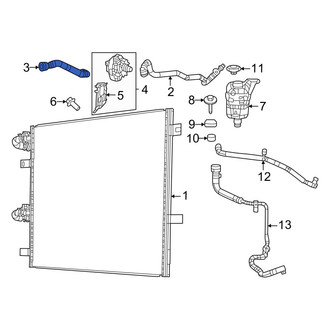 Jeep OE - Radiator Coolant Hose
