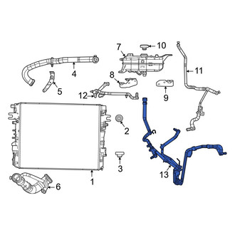 Jeep OE - Engine Coolant Pipe