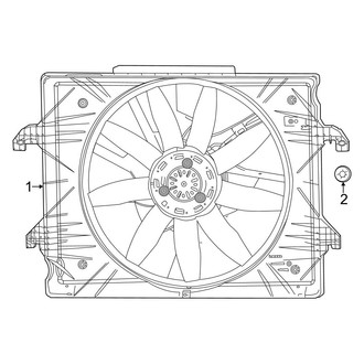 Jeep OE - Cooling Fan (3.0L)
