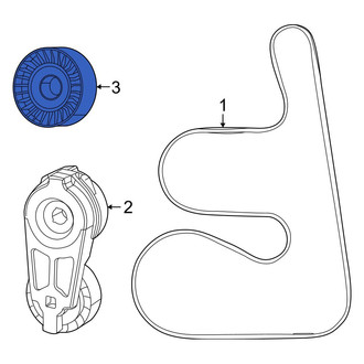 Jeep OE - Accessory Drive Belt Idler Pulley