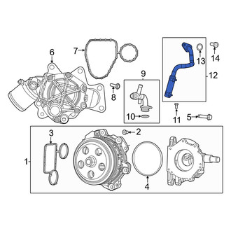 Jeep OE - Engine Coolant Pipe