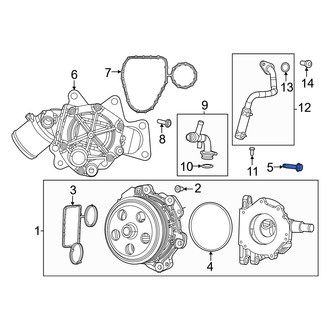 Jeep OE - Engine Water Pump Bolt
