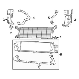 Jeep OE - Cooling - Intercooler (3.0L)