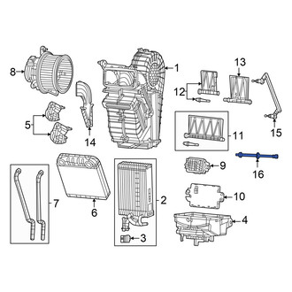 Jeep OE - Rear HVAC Blend Door Link