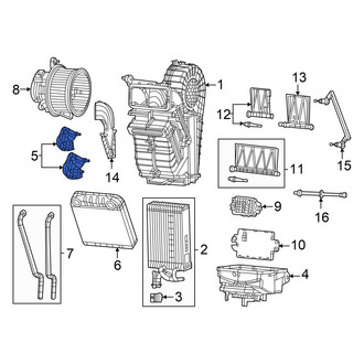 Jeep OE - Rear HVAC Air Inlet Door Actuator