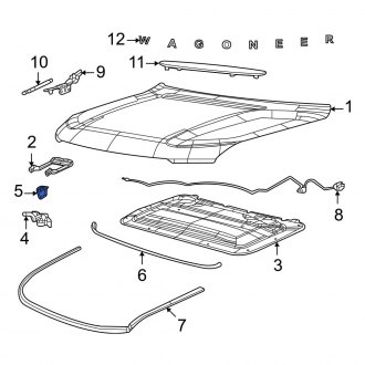 Jeep Grand Wagoneer Hood Locks & Hood Latches — CARiD.com