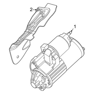 Jeep OE - Electrical - Starter (Obsidian / Series I / Series II / Series III 6.4L)