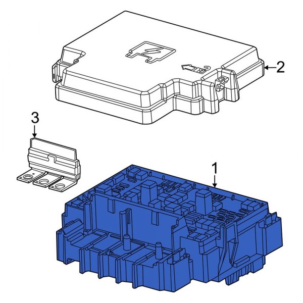 Jeep OE 68498509AA Rear Junction Block
