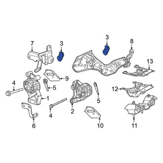 Jeep OE - Engine Mount Nut