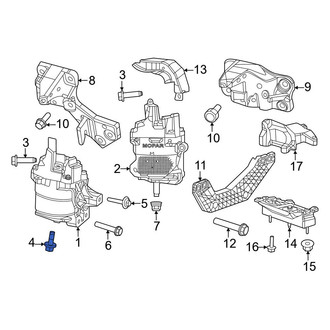 Jeep OE - Right Lower Engine Mount Bolt