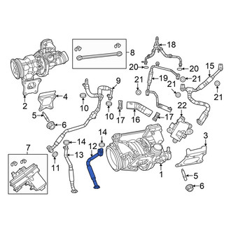 Jeep OE - Front Turbocharger Oil Line
