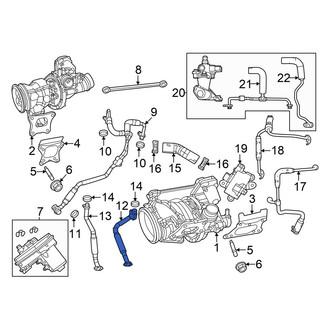 Jeep OE - Front Turbocharger Oil Line