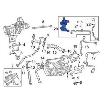 Jeep OE - Turbocharger Boost Pressure Relief Valve Manifold