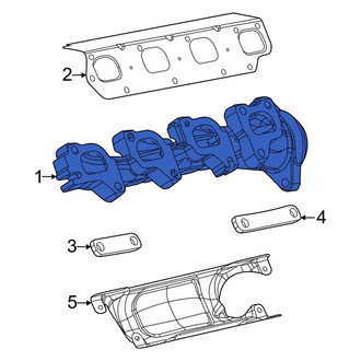 Jeep OE - Left Exhaust Manifold