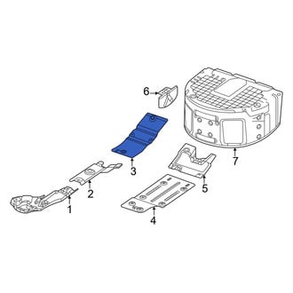 Jeep OE - Floor Pan Heat Shield