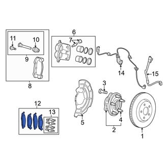 Jeep OE - Rear Disc Brake Pad Set