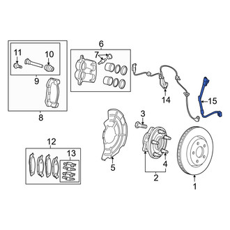 Jeep OE - Front Left Brake Hydraulic Hose