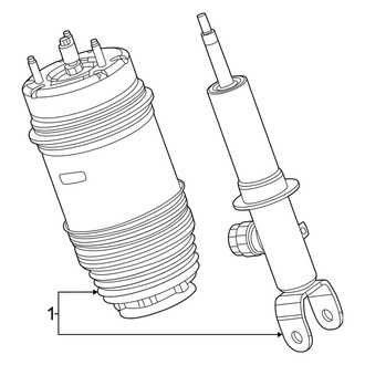 Jeep OE - Front Suspension - Struts & Components (With Air Suspension), (Series I / Series I Carbide / Series II / Series II Carbide / Series III / Series III Carbide 4WD)
