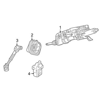 Jeep OE - Steering Column - Shaft & Internal Components