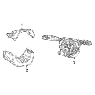 Jeep OE - Steering Column - Shroud, Switches & Levers