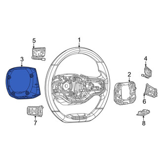 Jeep OE - Rear Steering Wheel Back Cover