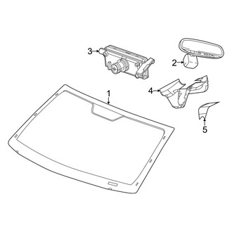 Jeep OE - Windshield - Glass