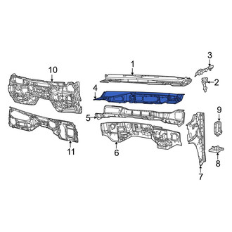 Jeep OE - Cowl Grille Panel