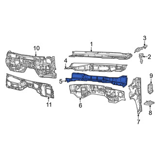 Jeep OE - Cowl Plenum Panel