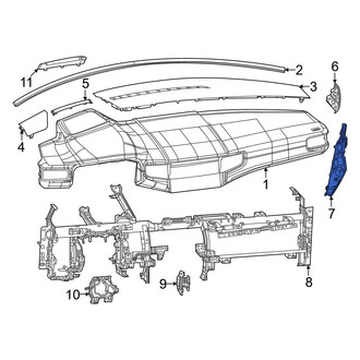 Jeep OE - Left Lower Instrument Panel Side Cover