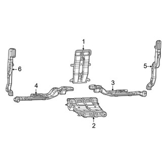 Jeep OE - Instrument Panel - Ducts (2nd Row)