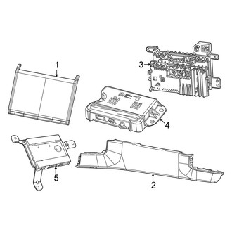 Jeep OE - Instrument Panel - Sound System (Radio & Components)
