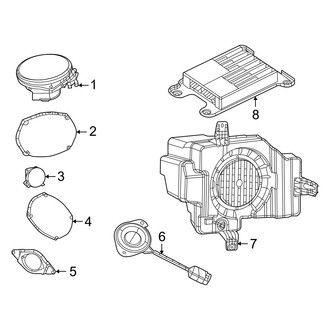 Jeep OE - Instrument Panel - Sound System (Speakers & Components)