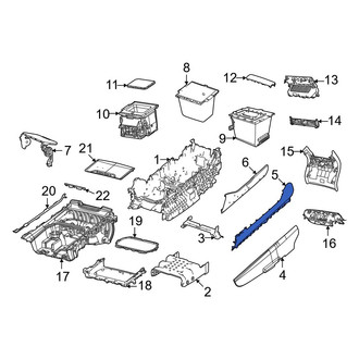 Jeep OE - Rear Forward Console Panel