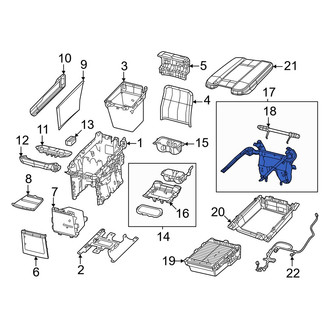 Jeep OE - Front Console Hinge