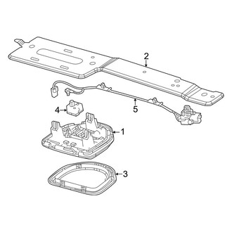 Jeep OE - Overhead Console (Rear)