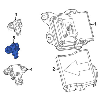 Jeep OE - Front Rearward Air Bag Impact Sensor