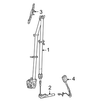 Jeep OE - Restraint Systems - Front Seat Belts