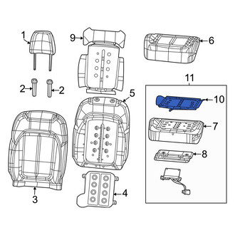 Jeep OE - Front Left Lower Climate Controlled Seat Duct