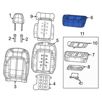 Jeep OE - Center Seat Cover