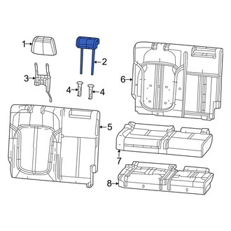 Jeep OE - Rear Center Headrest