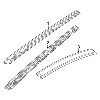 Jeep OE - Roof - Luggage Carrier (W/O Sunroof), (Series I / Series I Carbide / Series II / Series II Carbide / Series III / Series III Carbide)