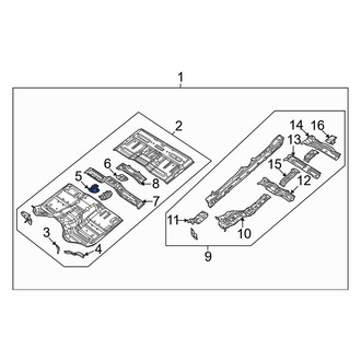 Jeep OE - Front Instrument Panel Mounting Bracket