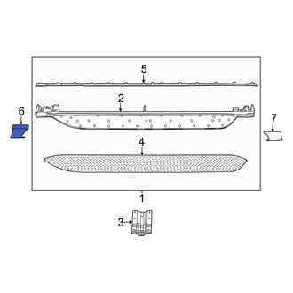 Jeep OE - Front Left Stone Guard