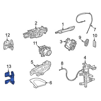 Jeep OE - Front Right Lower Door Hinge